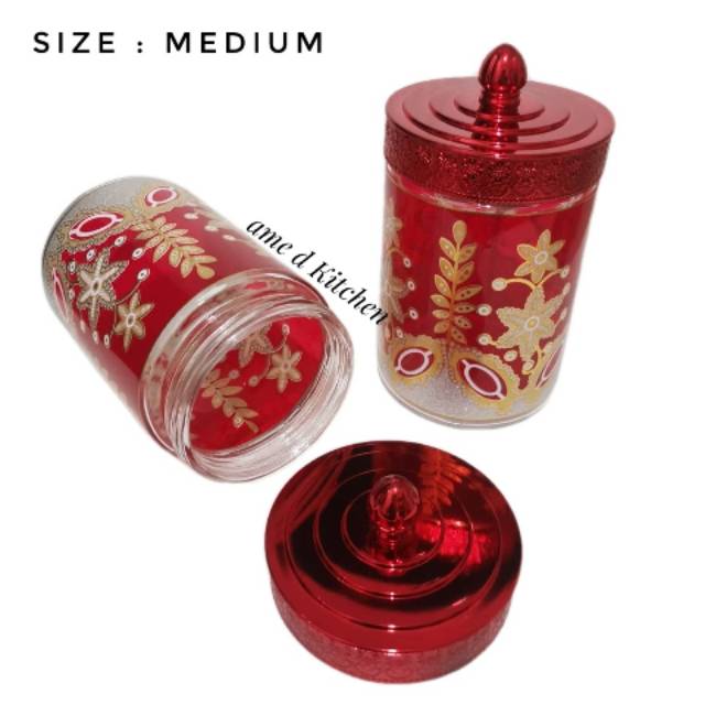 Toples  bijian tanggung merah crystal indo