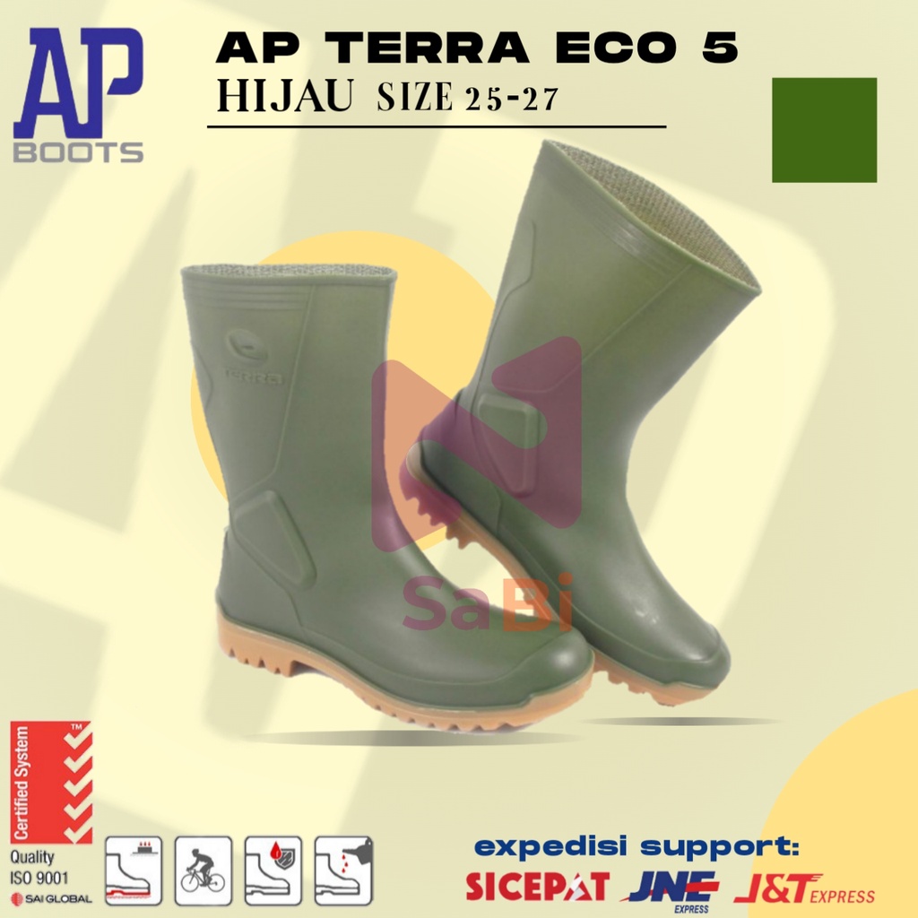 Sepatu boots ap boots peria/sepatu karet pria/sepatu panjang buat kekebun, prayer, sepatu anti air
