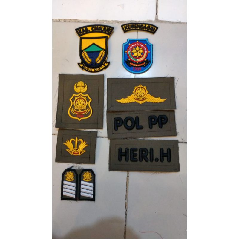 Satpol PP Bordir Timbul Pol PP Cianjur