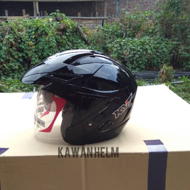 Jual Helm kyt scorpion king solid black metalik Shopee Indonesia