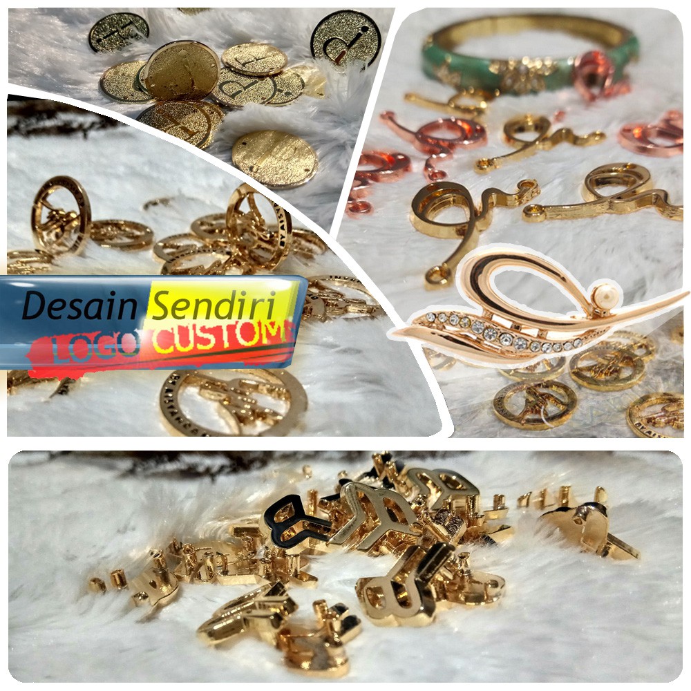 LABEL HIJAB MURAH DI BANDUNG DESAIN CUSTOM HARGA MURSE LABEL PLAT STAINLESS LABEL PLAT JILBAB