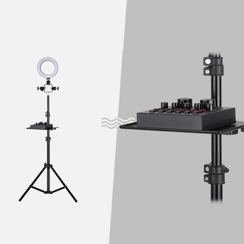 Grab Medan Tripod Sound Card Tray Clamp Holder ALITER NB11 - Black Elegan