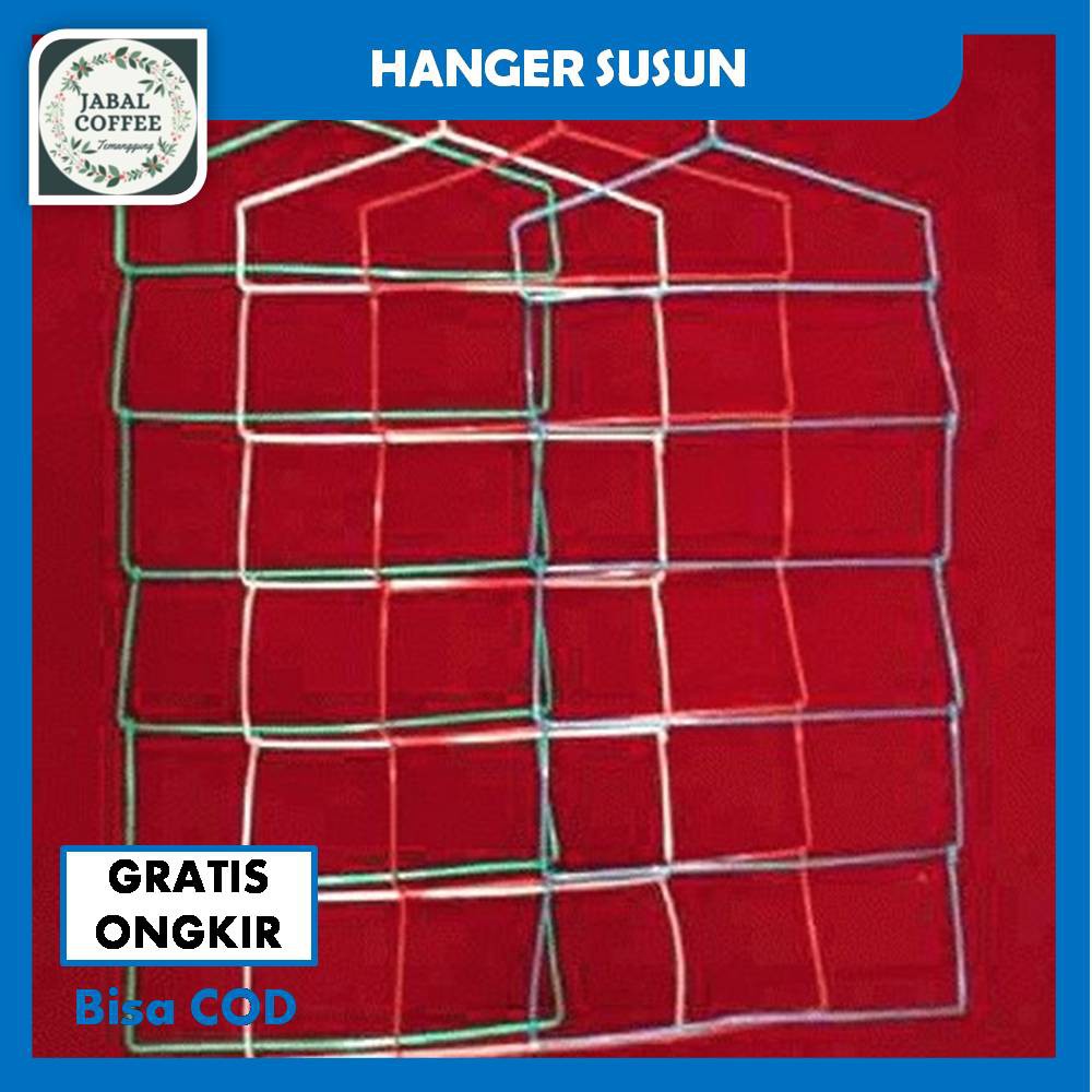 Hanger Jilbab Lapis Selang / Hanger Jilbab Lapis Anti Karat / Hanger Saja J92