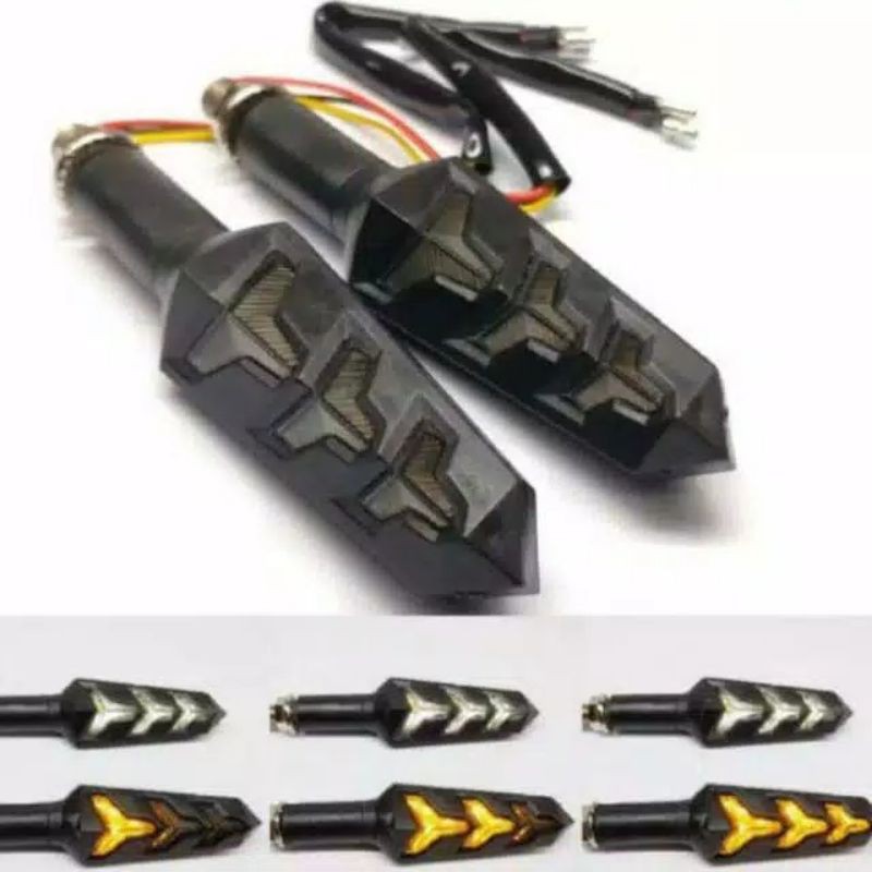 Lampu sen running pesawat Variasi vixion cb cbr aerox xride mx king