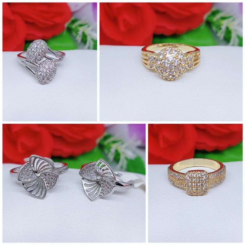 Cincin permata lapis emas A83-A88