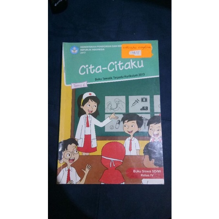 buku tematik tema 6 , kelas 4 SD