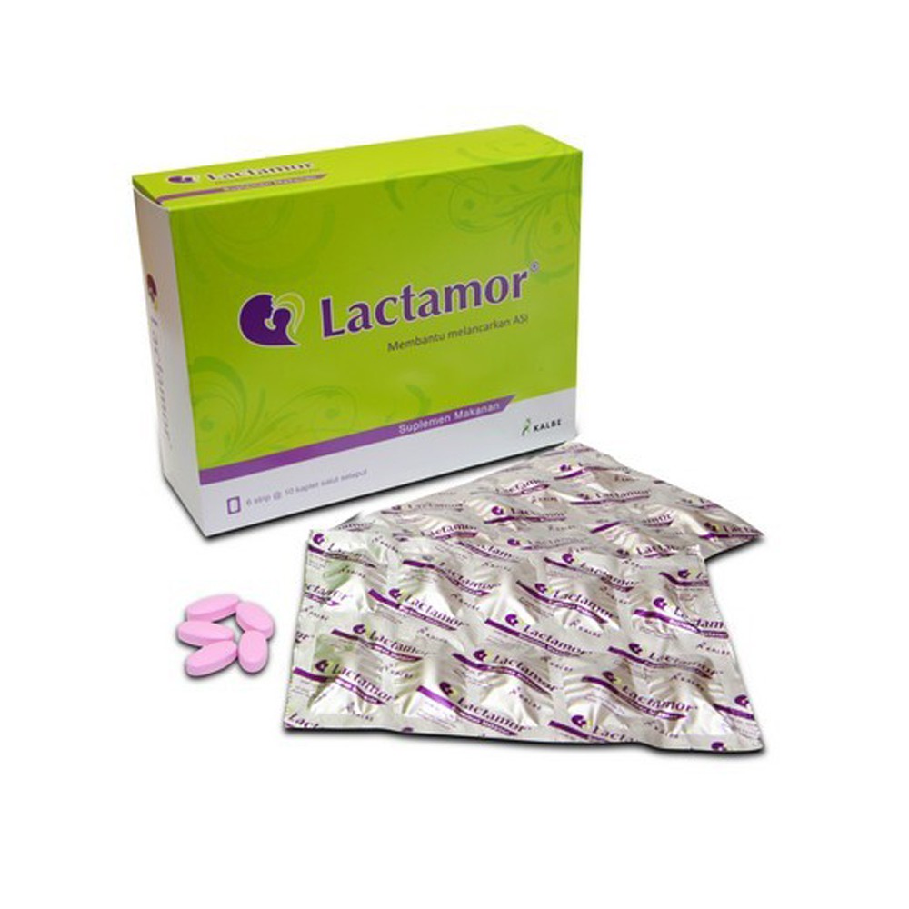 Lactamor strip 10 Kaplet (Asi Booster Pelancar Peningkat Asi)