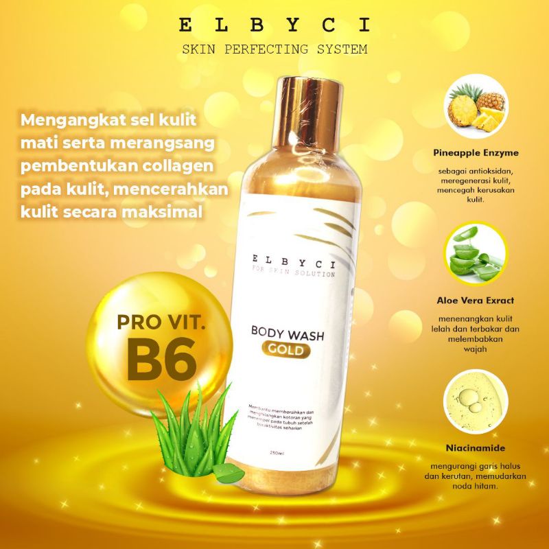 Body wash gold