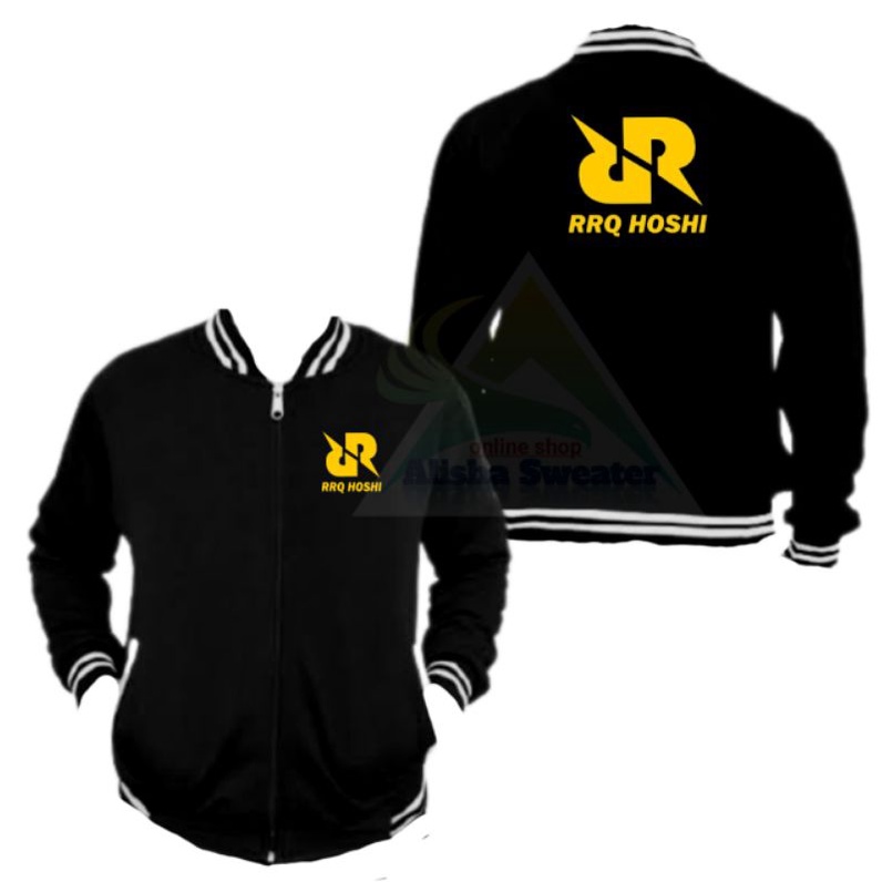JAKET RRQ HOSHI ESPORT HOODIE ZIPPER RRQ ESPORT MOBILE LEGEND SWEATER RRQ DEWASA TERBARU