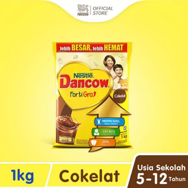 

DANCOW Fortigro Susu Coklat Pack 1000gr