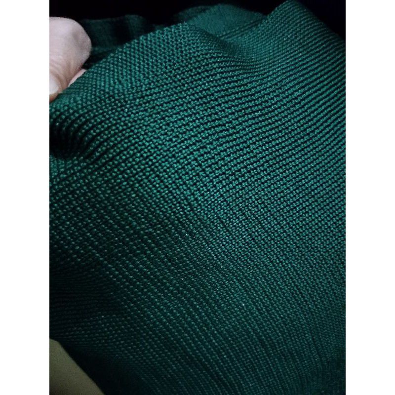 kain rib bur warna hijau