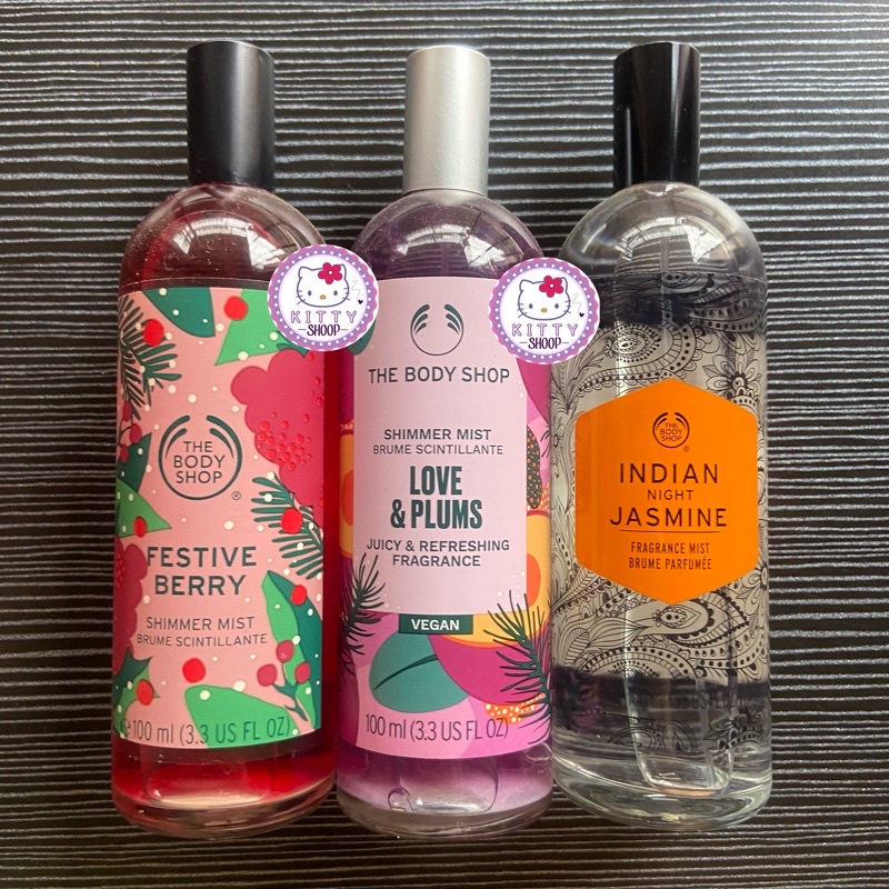 The Body Shop Festive Berry Shimmer Body Mist/Fragrance Mist 100ml