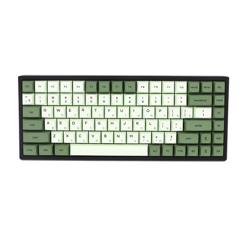 Matcha 122key XDA Keycaps PBT Dye-sublimatedJapanese Keycap XDAS profile  For Filco/DUCK/Ikbc MX switch Mechanical Keyboard Keycap