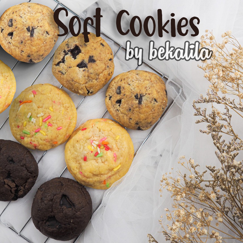 

Soft Baked Cookies Kue Biskuit Melted Premium | Choco Coklat, Lotus, Red Velvet, Birthday, Greentea Cookie - Bekalila