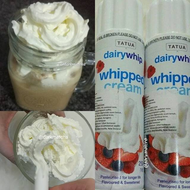 Whipped Cream Dairy Whip Krim Semprot Siap Pakai Whipped Cream Topping Vanilla Halal Minuman Dessert Shopee Indonesia