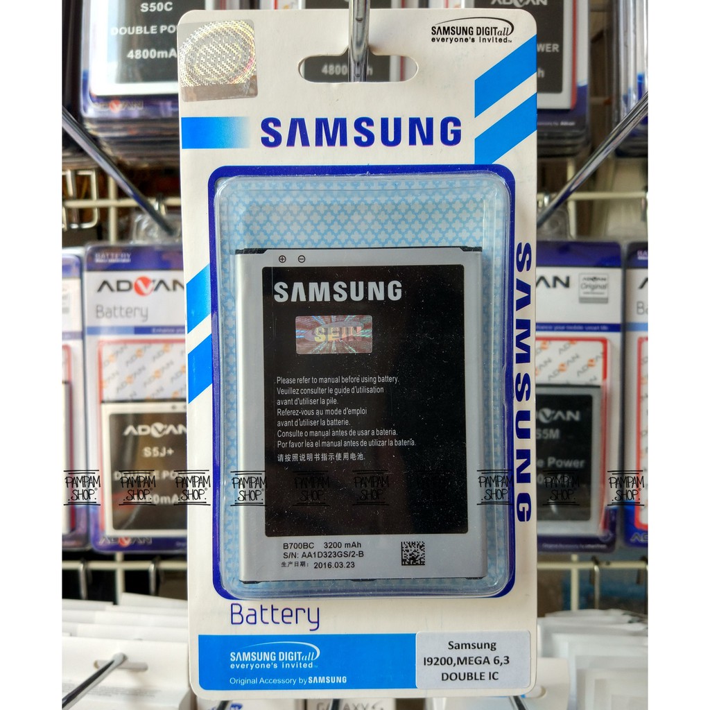 Baterai Handphone Samsung Galaxy Mega 6,3&quot; I9205 Original | Battery, Batre, HP, I 9205, SEIN