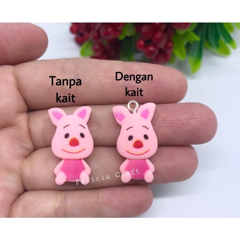 [1pcs dan 10pcs] Resin Clay princess mini tempelan botol minum (tanpa lem)