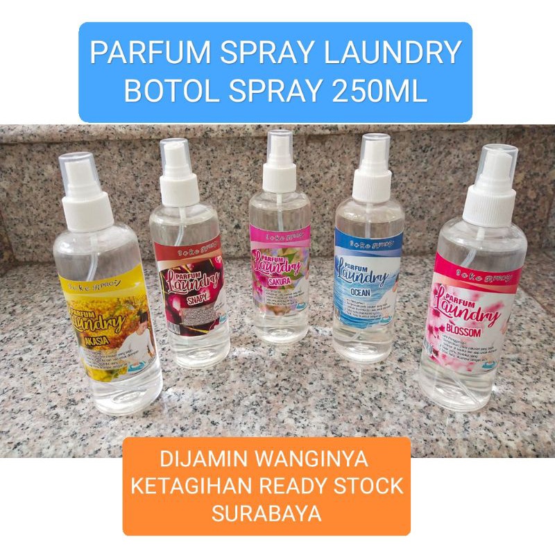 PARFUM SPRAY LAUNDRY 250ML BUDGET (JERNIH ANTI APEK)