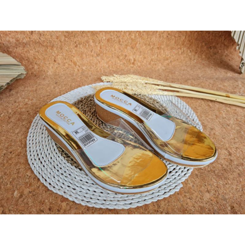 ABBUSHOES Af 46 wedges sandal wanita kokop mika