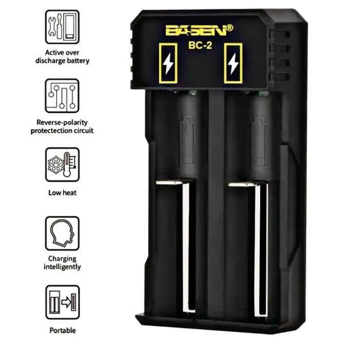 Charger Basen BC2 100% Authentic - Basen BC2 Charger Battery Vape