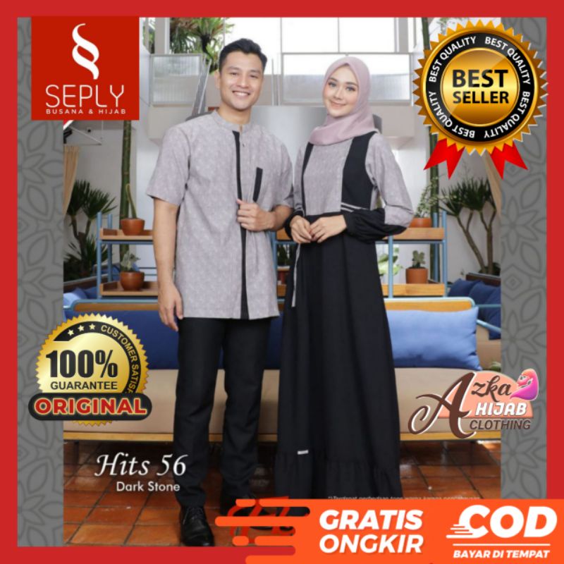 SALE BAJU COUPLE MUSLIM ORI SEPLY / BAJU MUSLIM COUPLE KELUARGA / BAJU LEBARAN 2022 / BAJU KELUARGA 