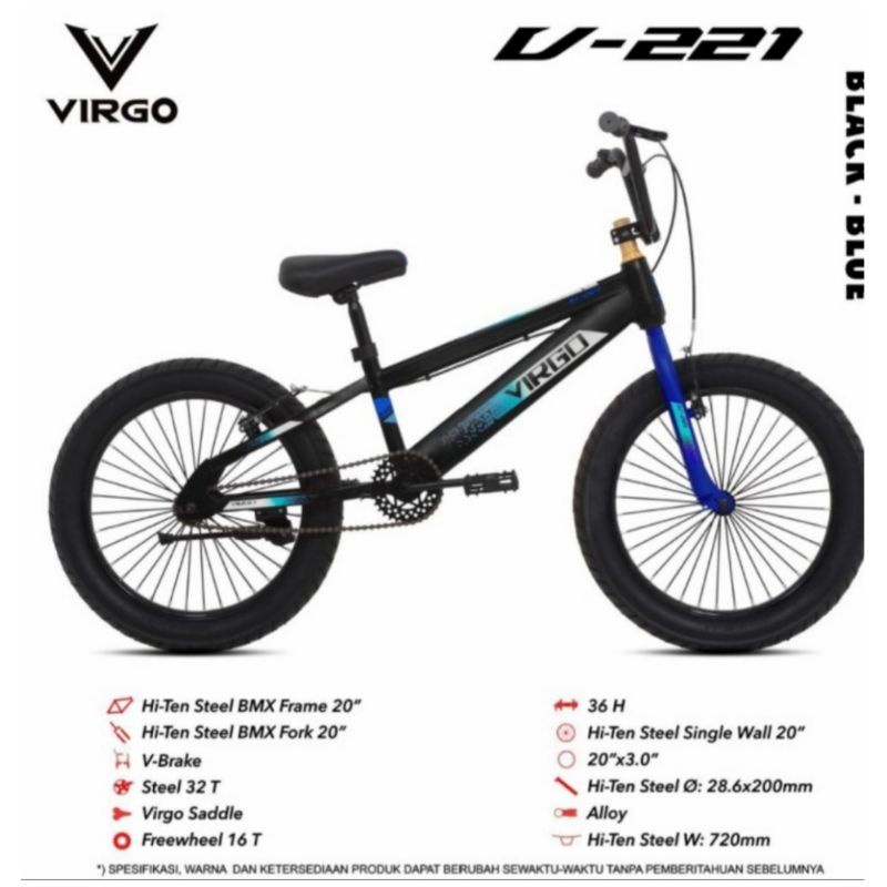 Sepeda bmx 20 inch Virgo V-221