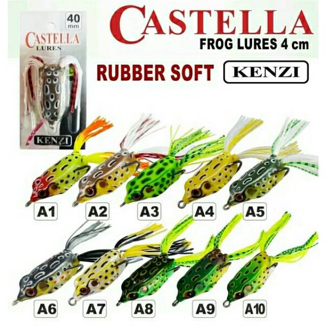 Lure Soft Frog Soft Frogy Castella Kenzi 40mm