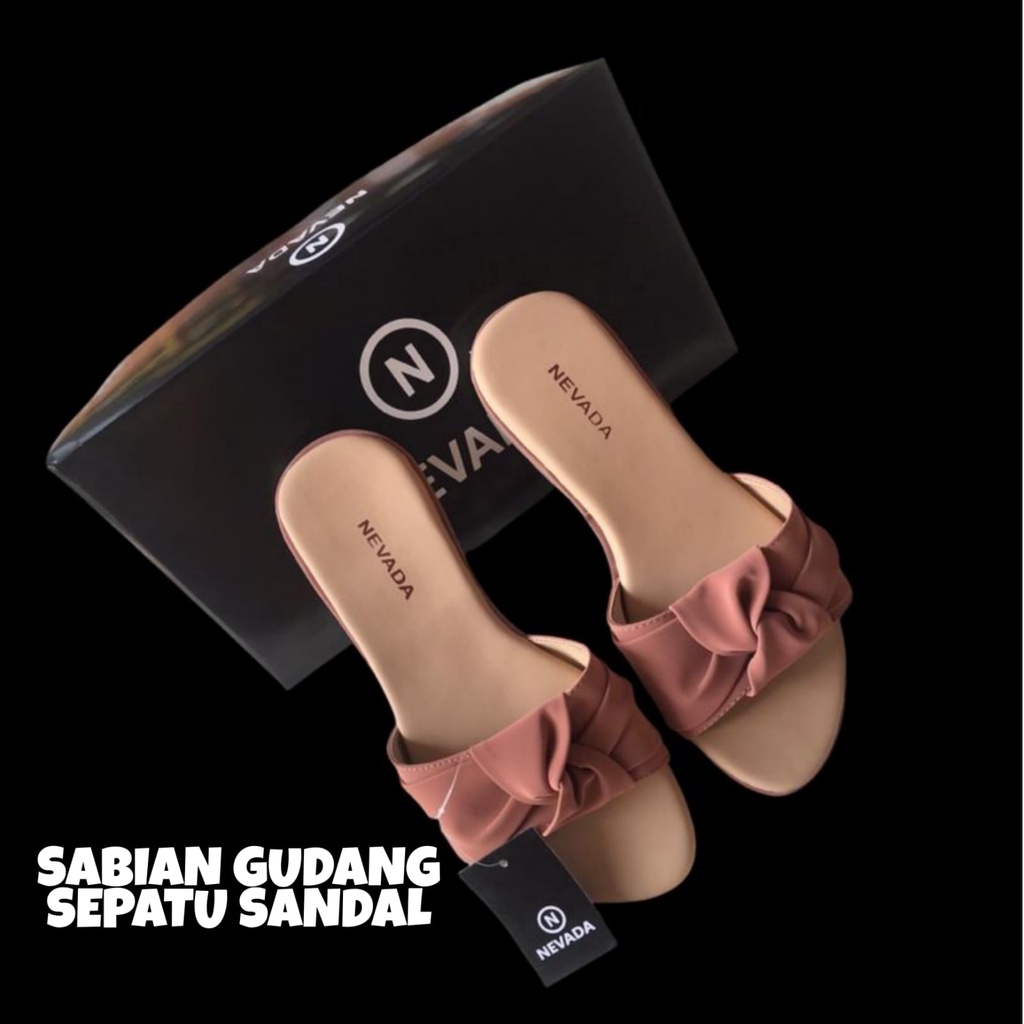 sandal wanita/sandal slop PB NVD/sandalcewek/sandalmurah/sandalsantai/sandalslop/sandalnevada