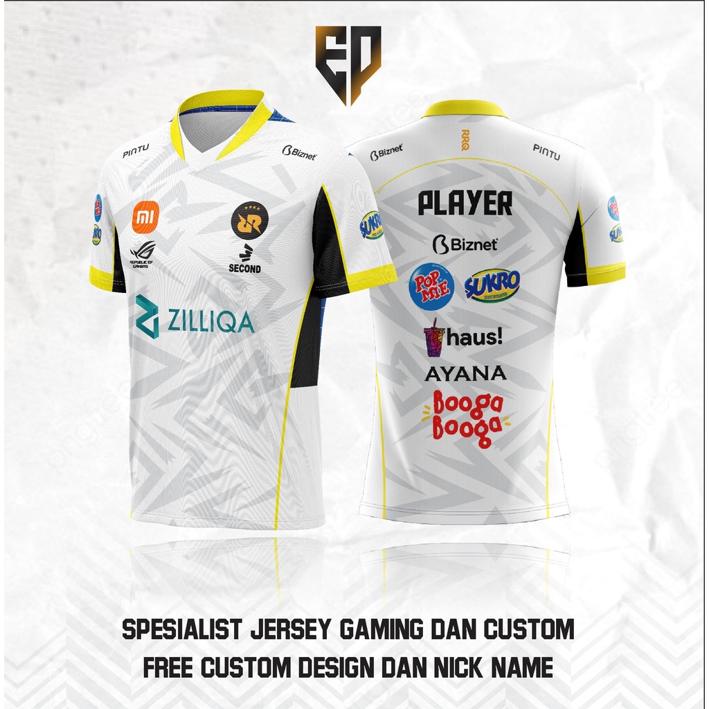 Jersey RRQ MPL S10 TERBARU 2022-2023 FREE NICKNAME TERLARIS