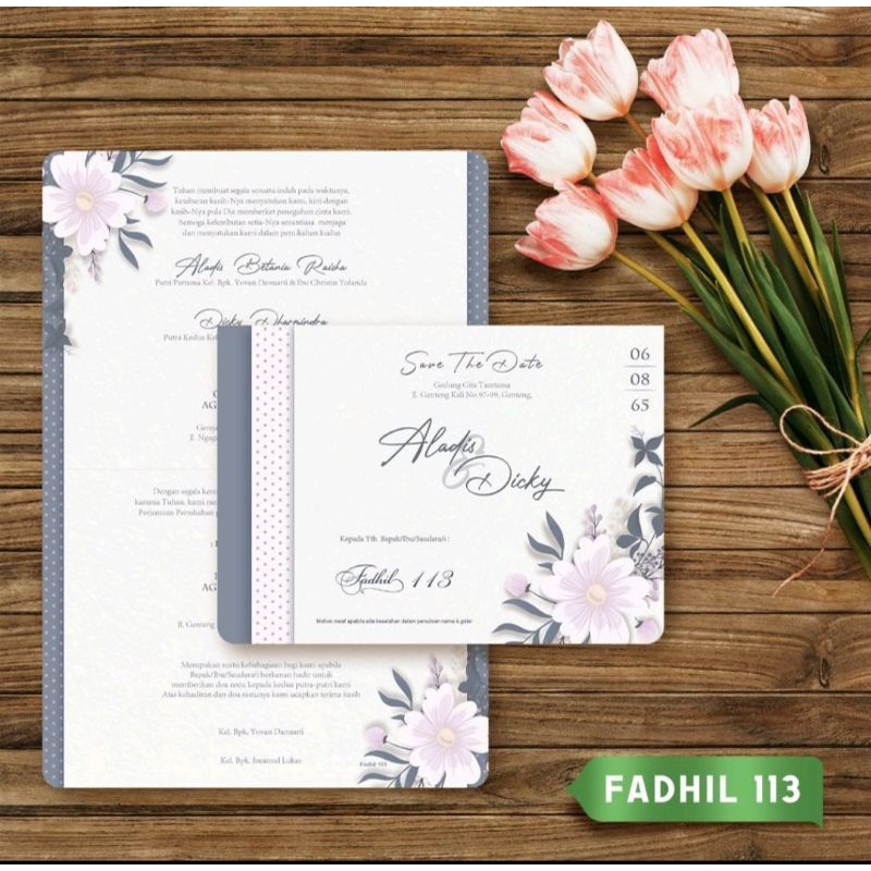 blangko kartu undangan pernikahan Fadhil 113