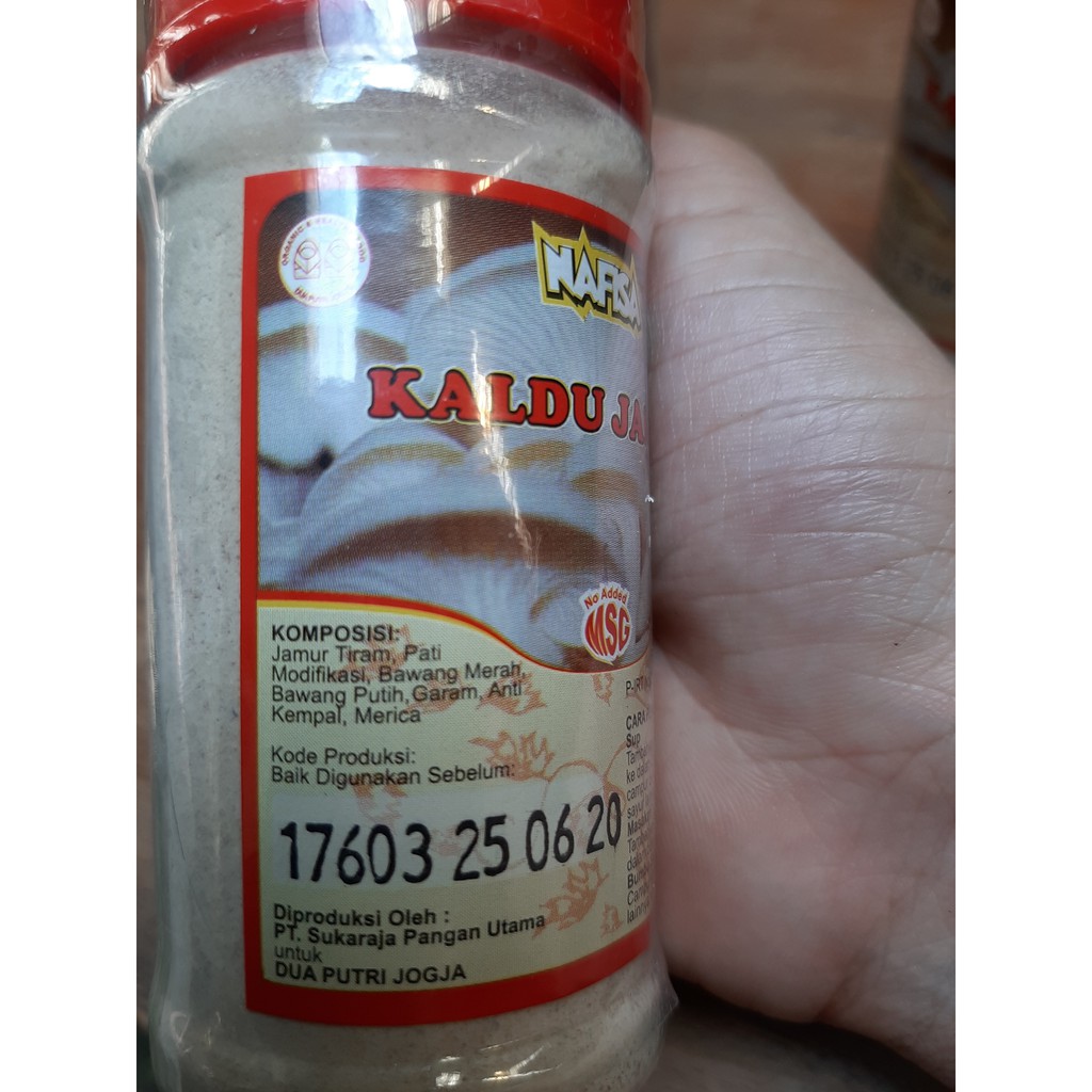

Kaldu Jamur Organik No MSG Nafisa