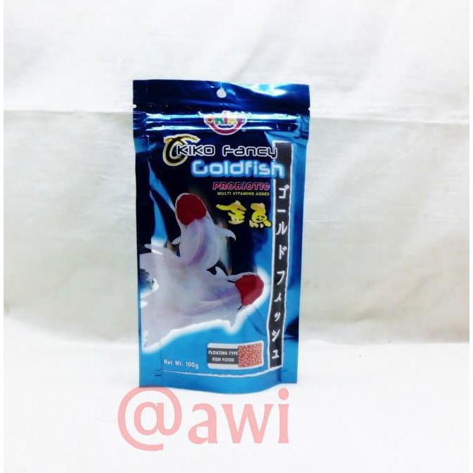 

Okiko Fancy Goldfish Gold Fish 100Gr Makanan Ikan Koki Platinum