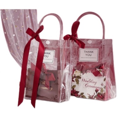 

Tas Goodie Bag TRANPARAN KECIL Hampers Transparan PVC Mika Gift Box