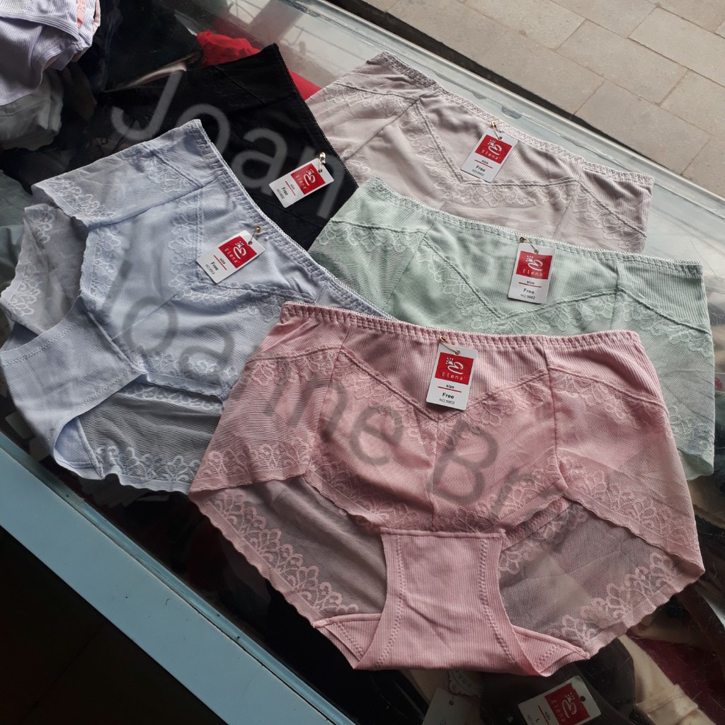 Elena Celana Dalam Wanita Transparan Seksi E 9902 - CD Wanita Sexy - Nilon + Renda Lembut Dingin
