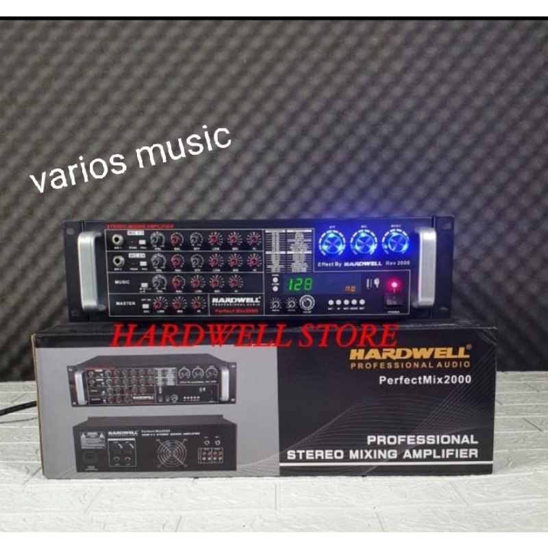 AMPLIFIER KARAOKE MIXER HARDWELL PERFECT 2000 AMPLIFIER KARAOKE