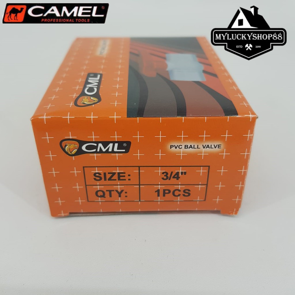 Camel Ballvalve PVC Putih 3/4 Stopkran - Stop Kran StopKeran 0.75 Inch