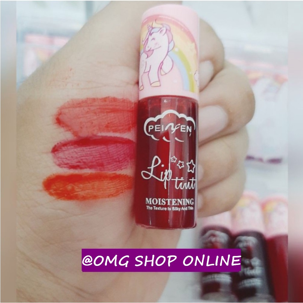 Liptint Korea Unicorn Kuda Poni - Peiyen Liptint Kuda Poni Unicorn / Lip Tint Original Lipstik Lipcream / Pemerah Bibir Pink Pelembab Bibir / Liptin Pelengkap Lipbalm Karakter Makeup Wanita / Liptint Anak Sekolah Liptint Tahan Lama Anti Air Waterproof