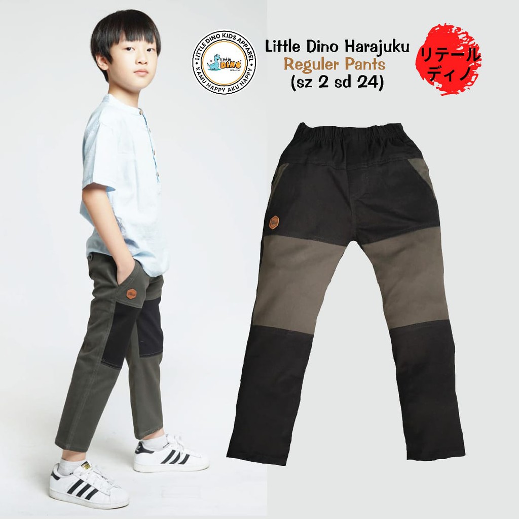 Chinos Reguler Harajuku | Celana Panjang Anak