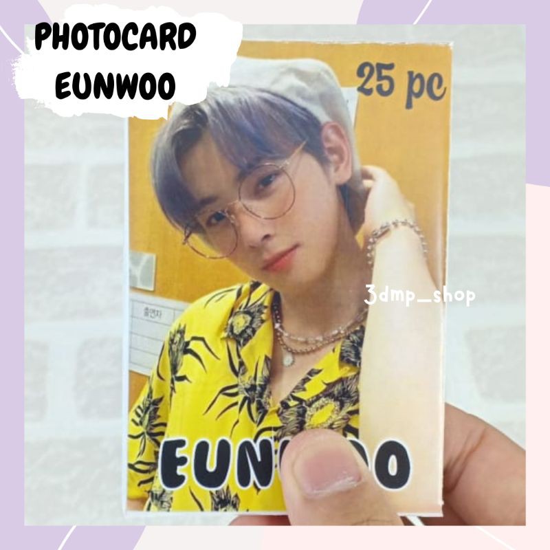 [25 lembar] photocard photo lomo card lomocard eunwoo astro