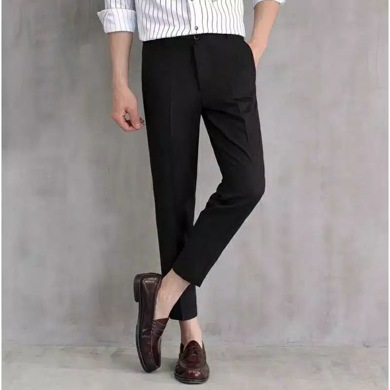 Ankle pants / Celana formal / Celana bigsize / Ankle pants pria wanita