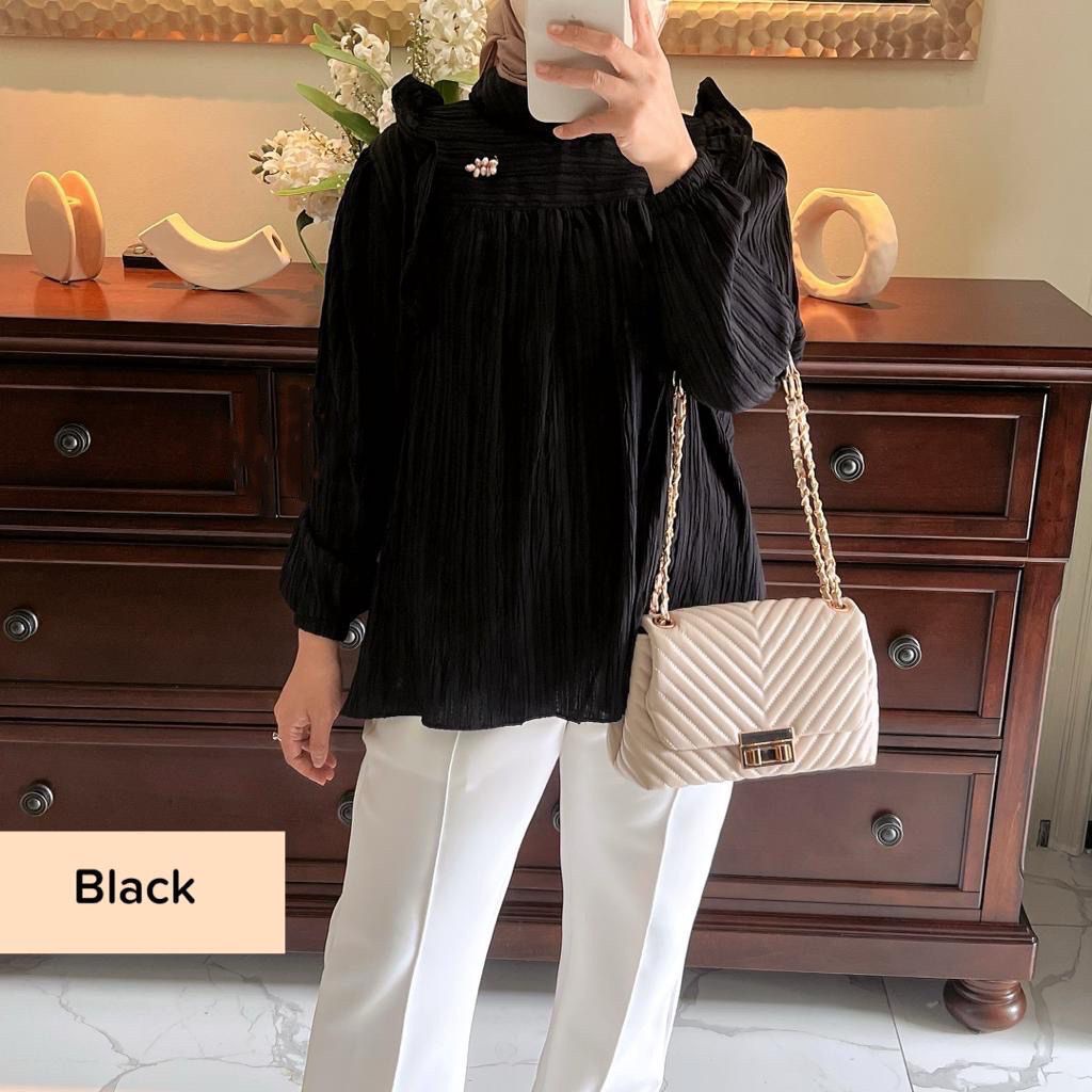 1KG MUAT 5PCS | VALLEY BLOUSE RUFFLE AIRFLOW CRINKLE HITS OOTD SELEBGRAM FASHION GROSIR WANITA TERMURAH