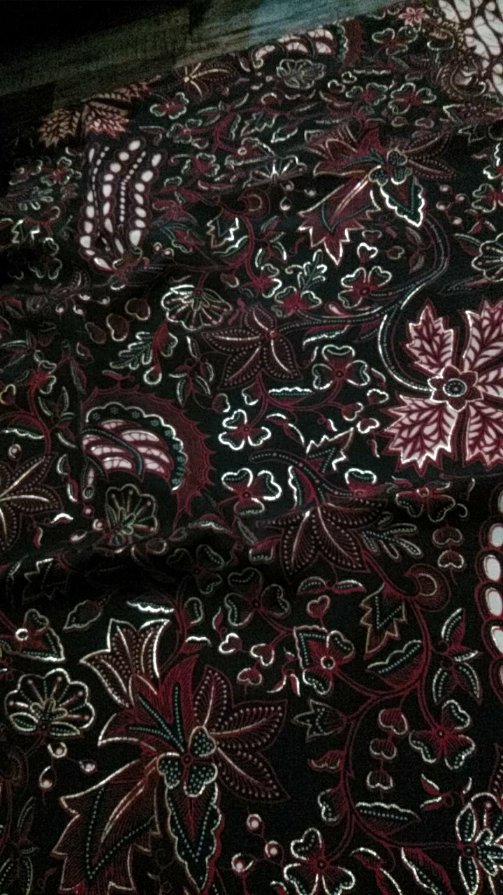 Couple Batik Natal Kebaya Brokat Catharina Gurdo Milo Blus Batik Brukat Rok Pendek Bahan Prada Foil