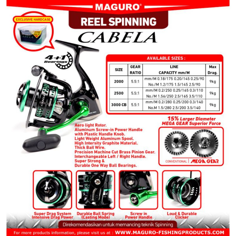 Reel Spinning Maguro CABELA