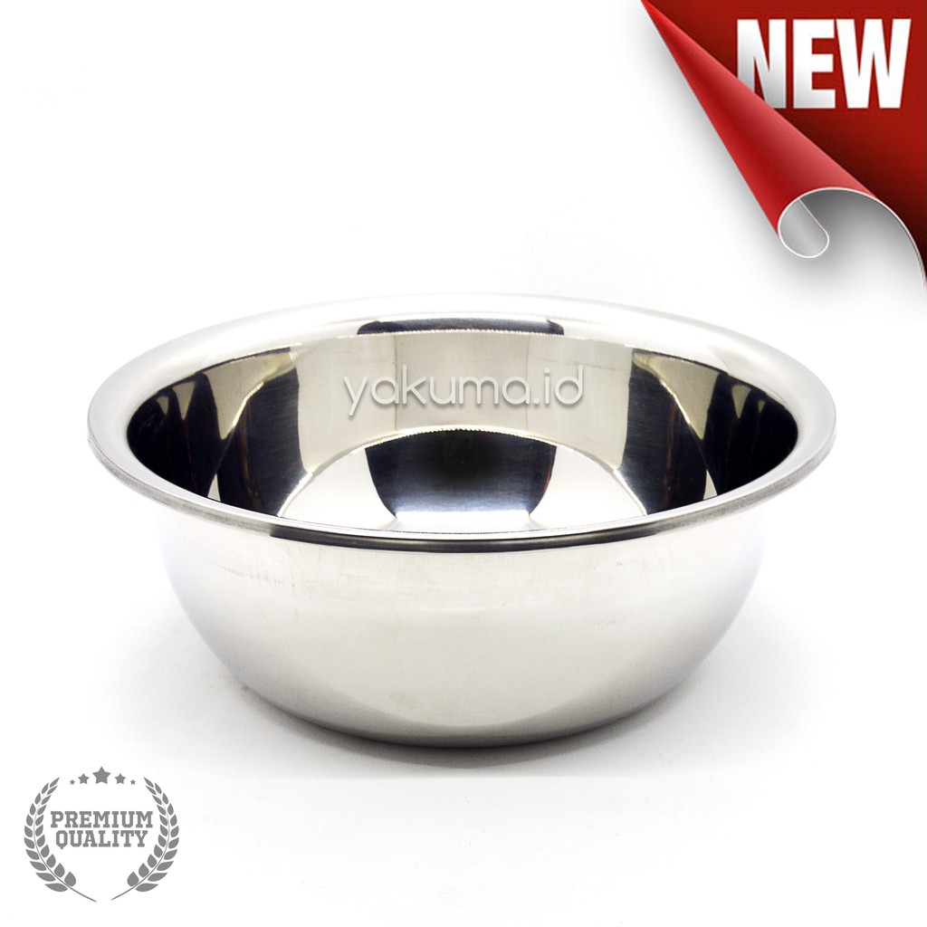Termurah Baskom / Mangkok Stainless Premium 20 Cm yOpZ3I8BkWGl