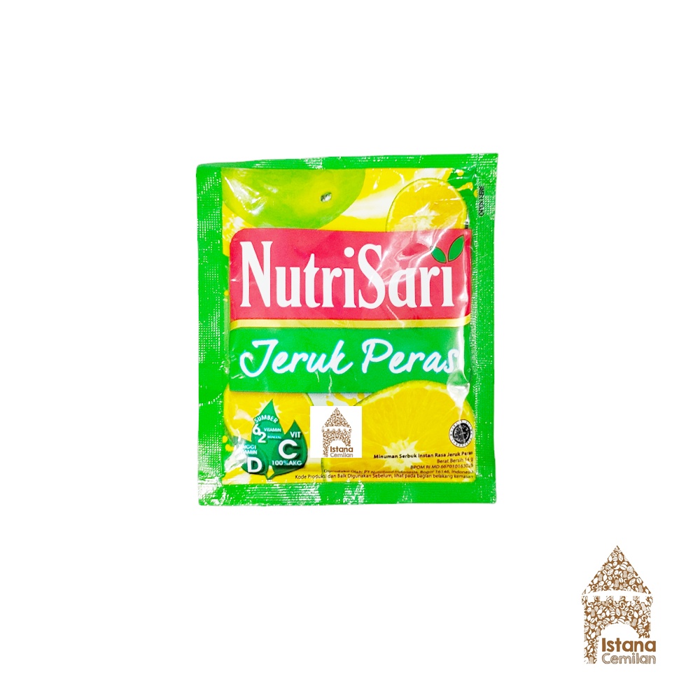 

NutriSari / Nutri Sari Jeruk Peras 14 Gram SATUAN