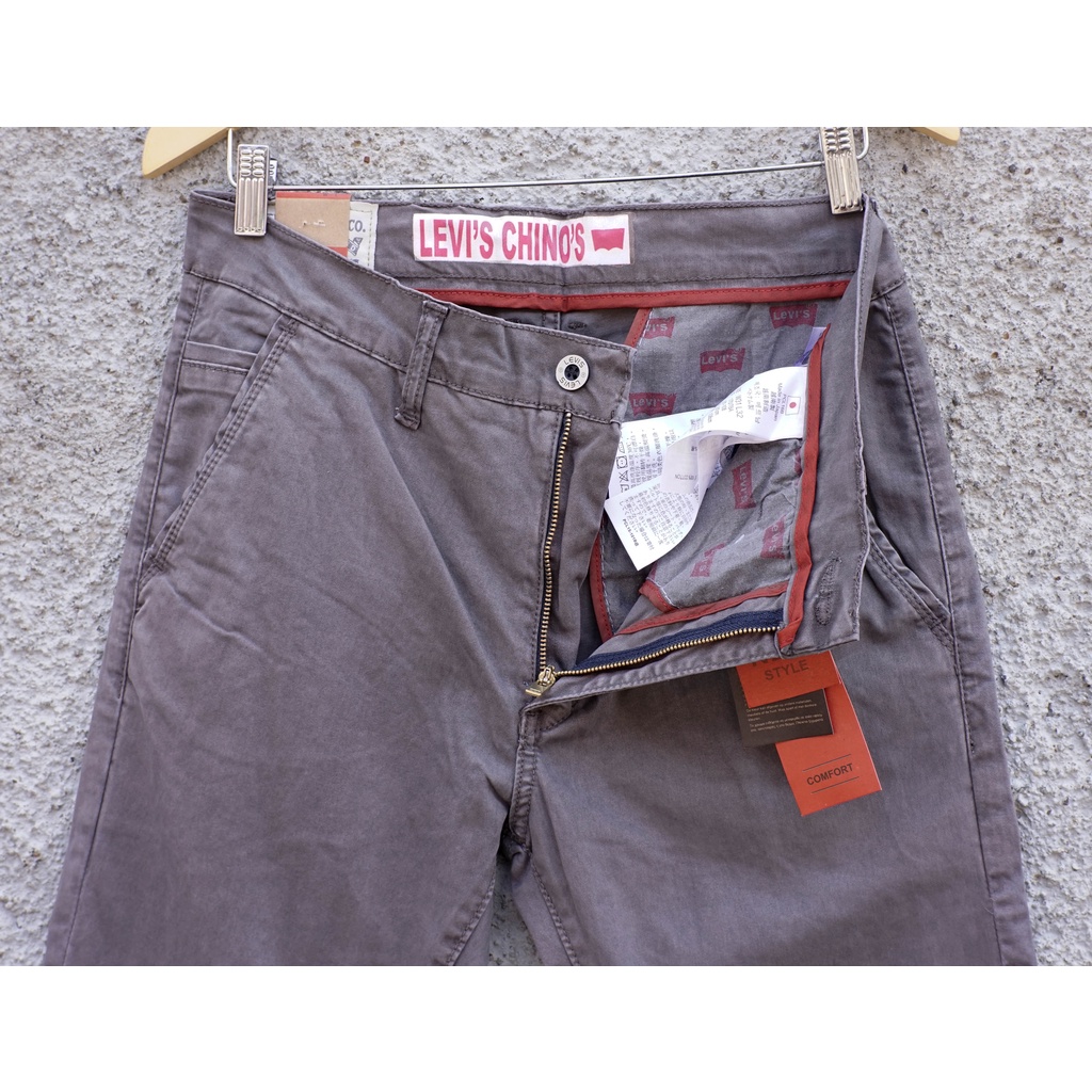 Levis 511 Chino Slim Fit - Celana Panjang Pria - Dark Grey