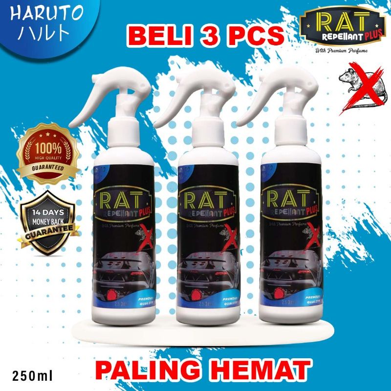 Pengusir tikus untuk mobil premium quality Haruto rat repellant PLUS 250ml