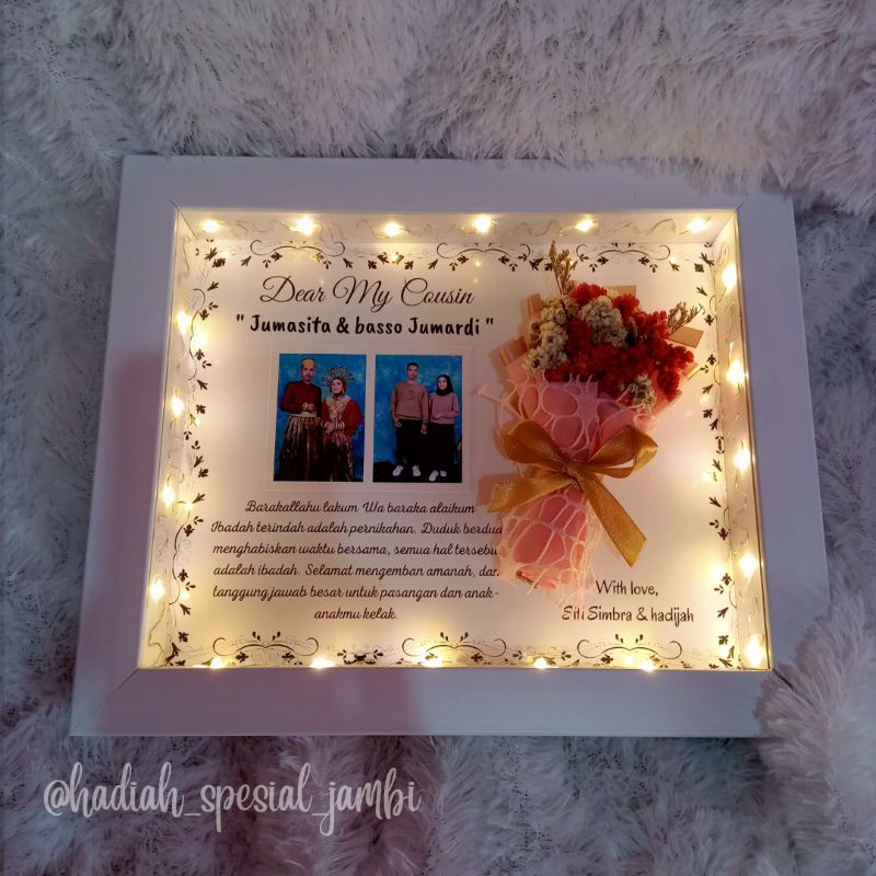 

Hadiah ulang tahun, hadiah graduation, hadiah spesial jambi frame edelweis