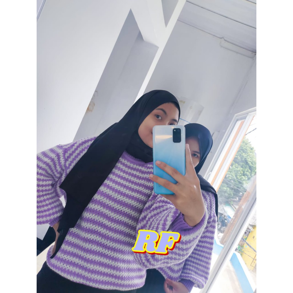 Ziggy sweater / ziggy stripe knitted / sweater musim dingin