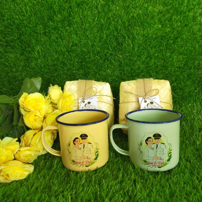 mug enamel 8cm